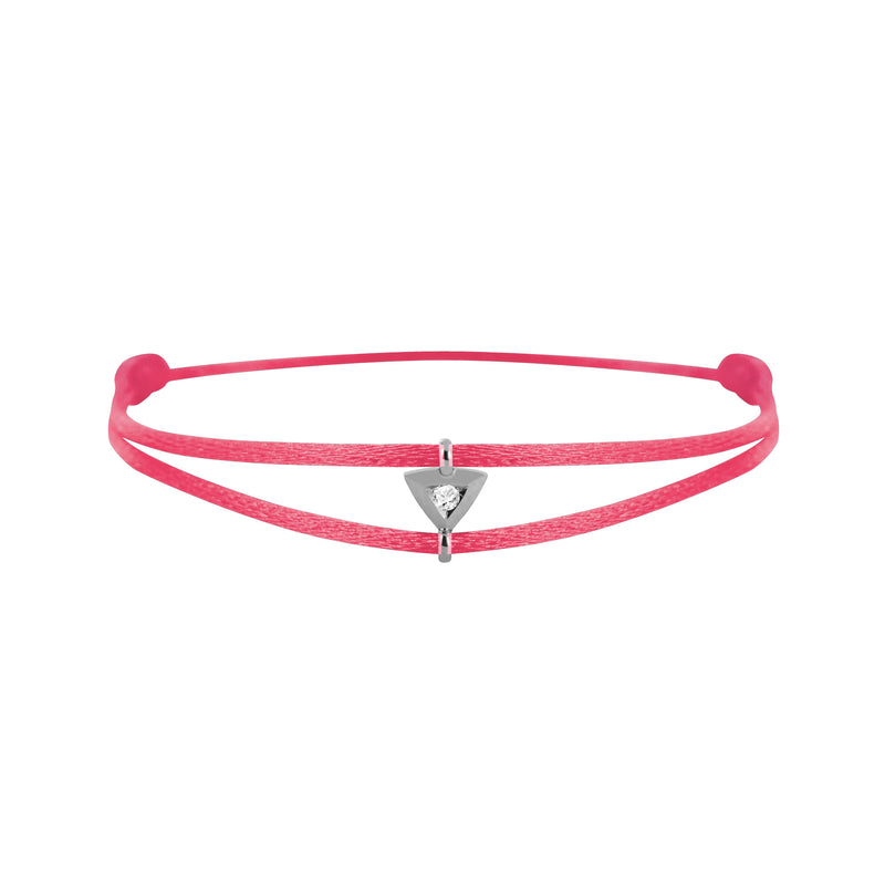 Mon Alchimie Triangle bracelet in gold and diamonds