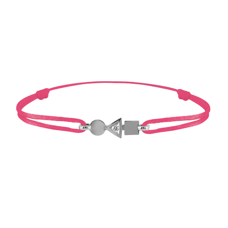 trilogy gold and diamond bracelet
