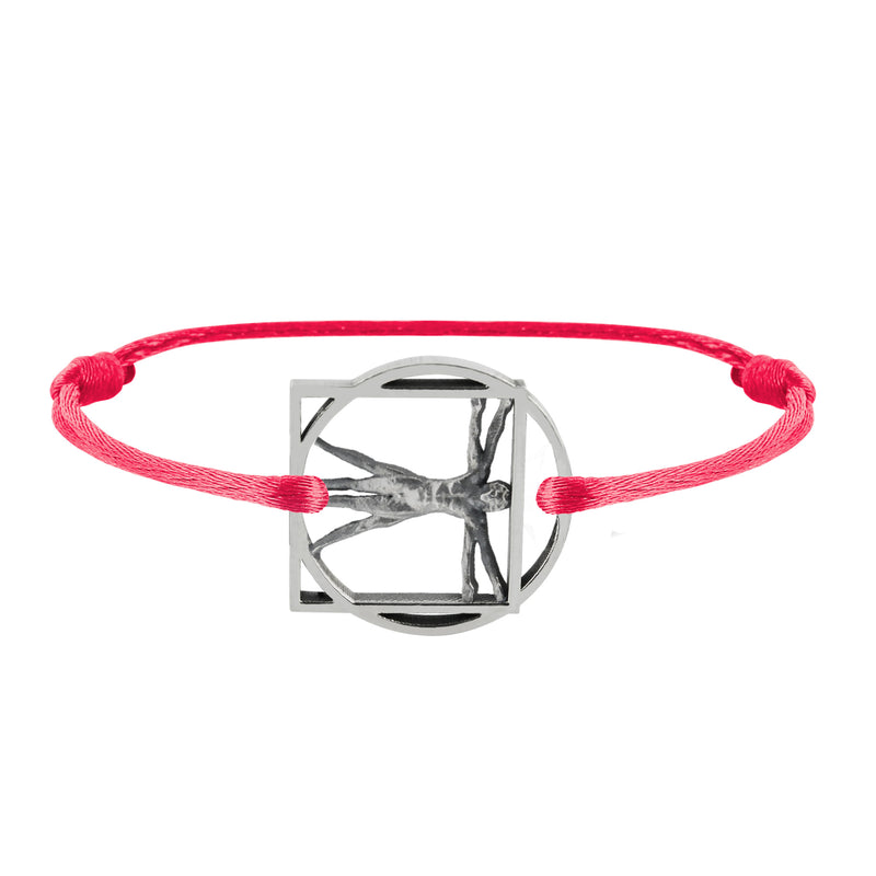 Medal bracelet Vitruvian Man