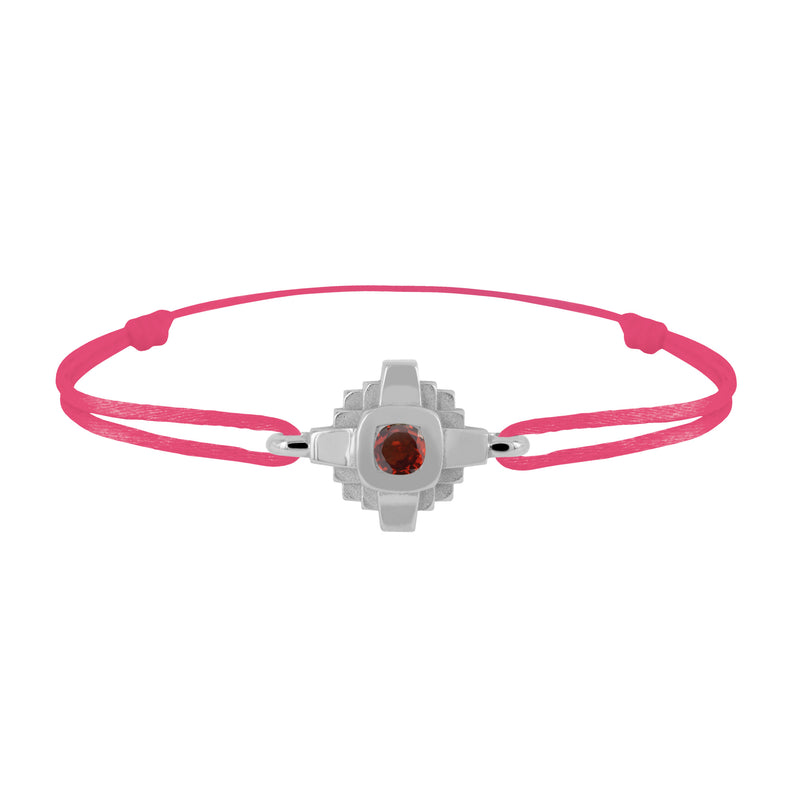 Bracelet Esther Saphir rouge 3 mm