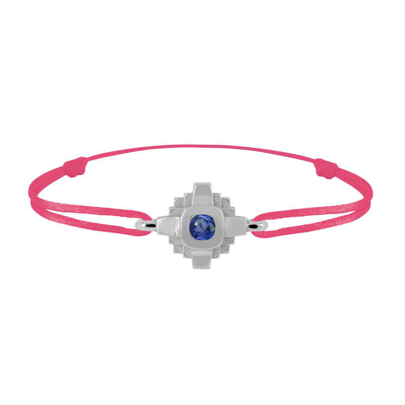Bracelet Esther Saphir bleu 3 mm