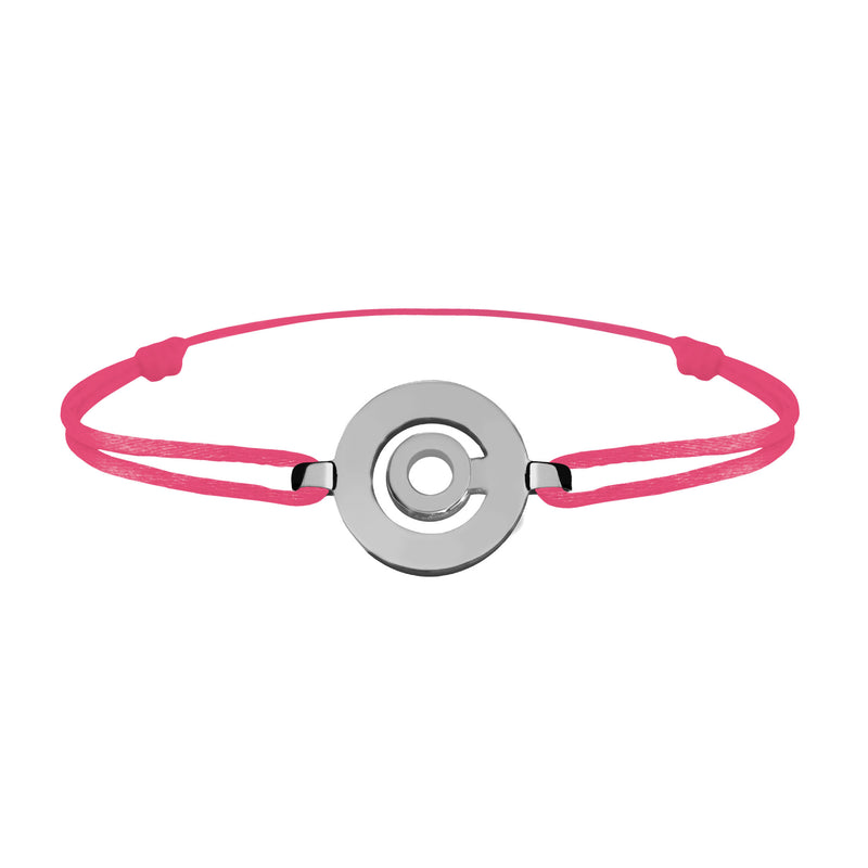 Bracelet lien Tournaire signe labyrinthe rond or