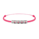Bracelet lien Tournaire tube or cupidon cœur