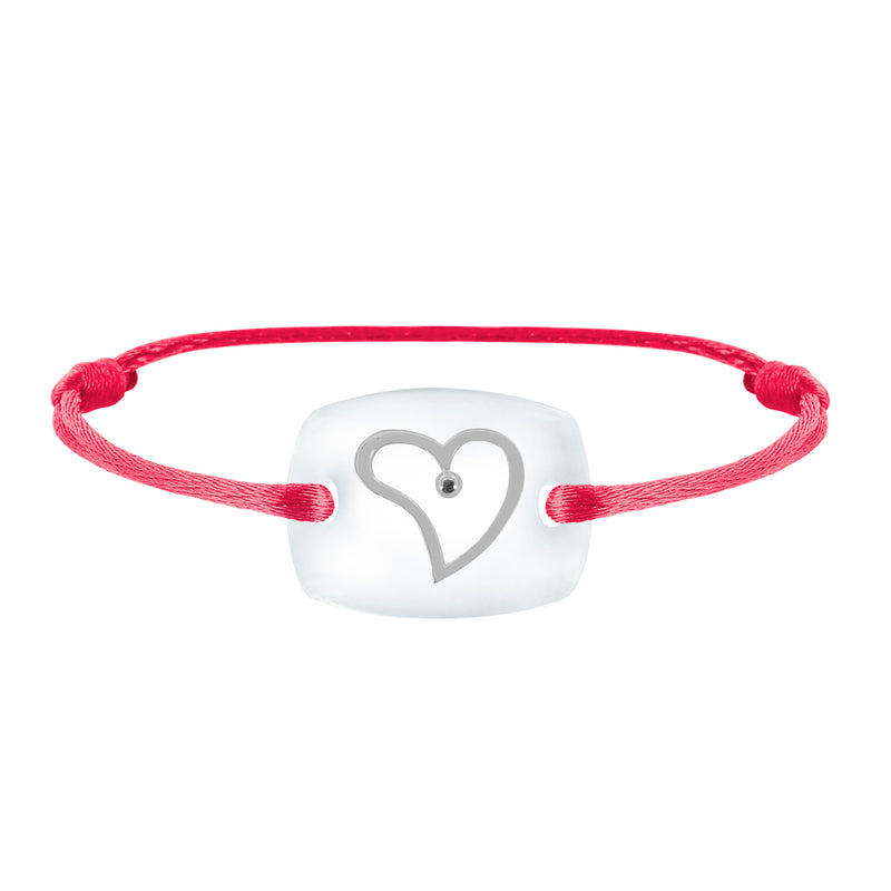 Bracelet Cœur amour lien émotion en or