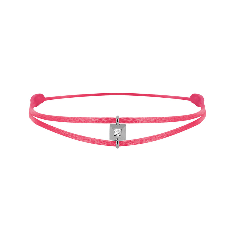 Mon Alchimie square  bracelet in gold and diamonds