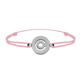 Bracelet lien Tournaire signe labyrinthe rond or