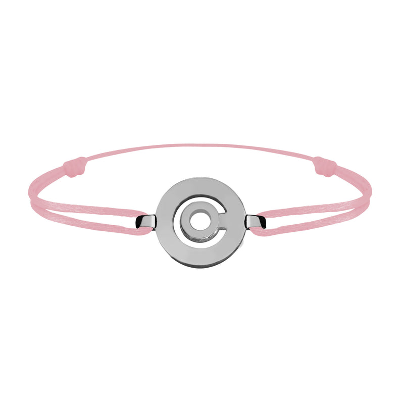 Bracelet lien Tournaire signe labyrinthe rond or