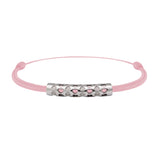 Bracelet lien Tournaire tube or cupidon cœur