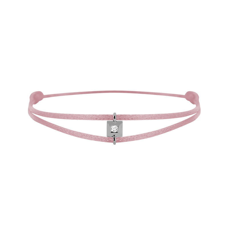 Mon Alchimie square  bracelet in gold and diamonds