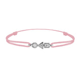 trilogy bracelet in 3-diamond gold
