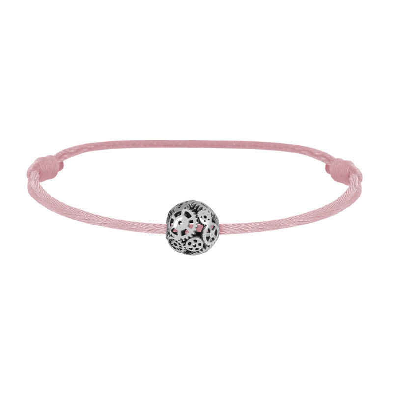 Engrenages pearl bracelet in gold