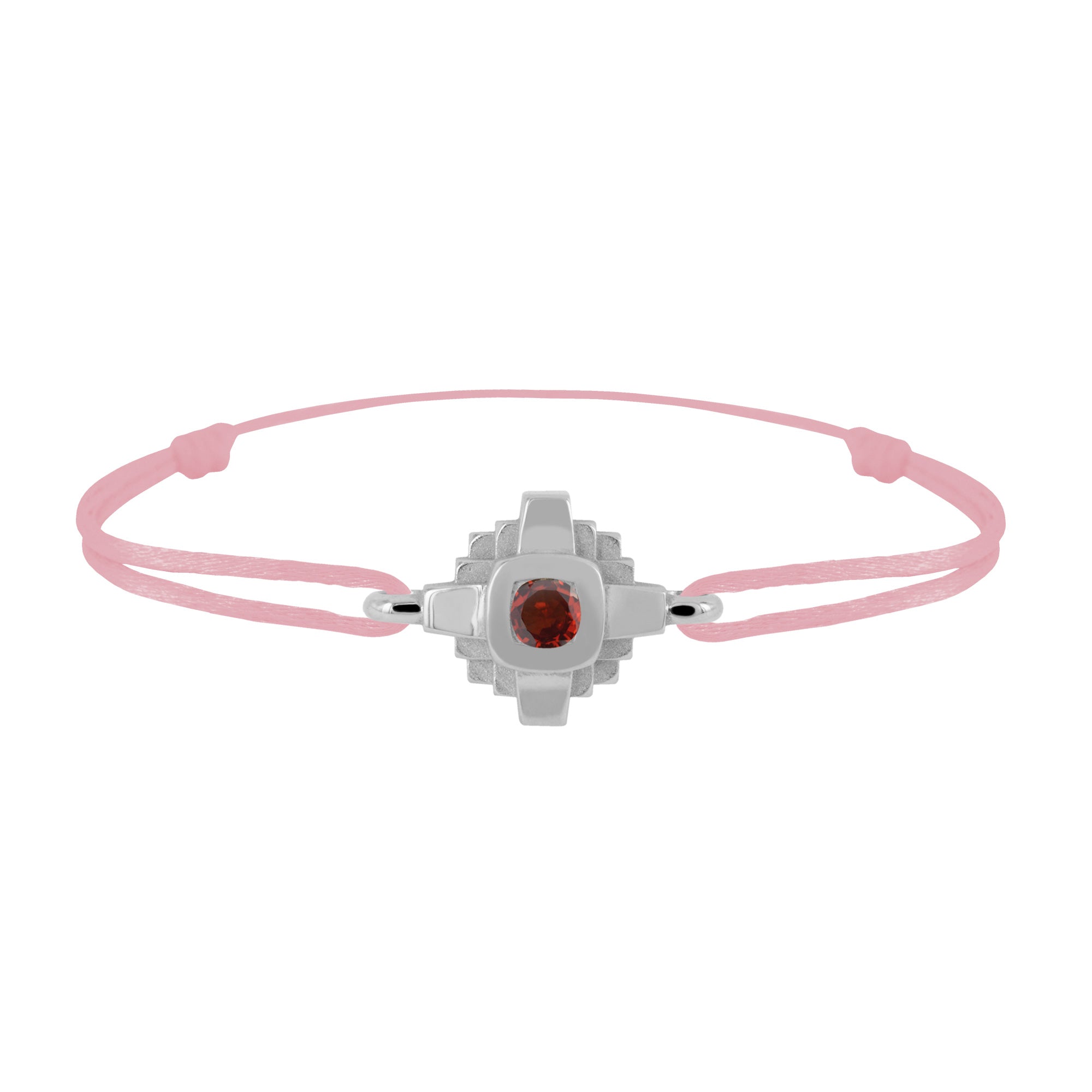 Esther red sapphire 3 mm bracelet