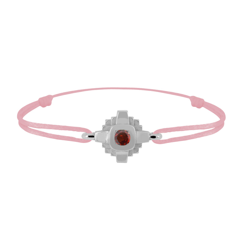Bracelet Esther Saphir rouge 3 mm