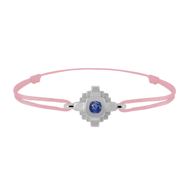 Bracelet Esther Saphir bleu 3 mm