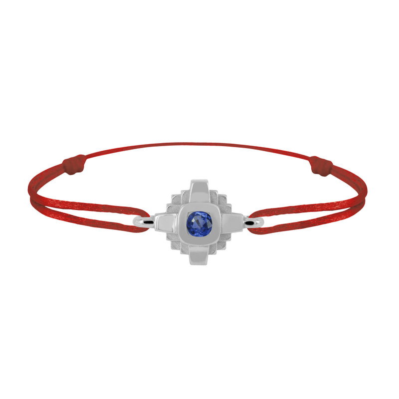 Bracelet Esther Saphir bleu 3 mm