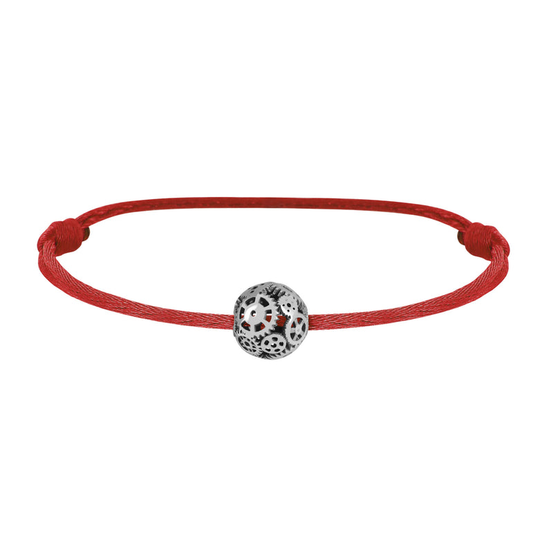 Engrenages pearl bracelet in gold
