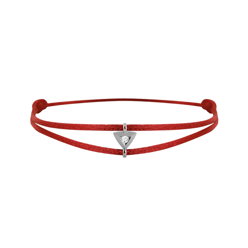 Mon Alchimie Triangle bracelet in gold and diamonds