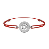 Bracelet lien Tournaire signe labyrinthe rond or