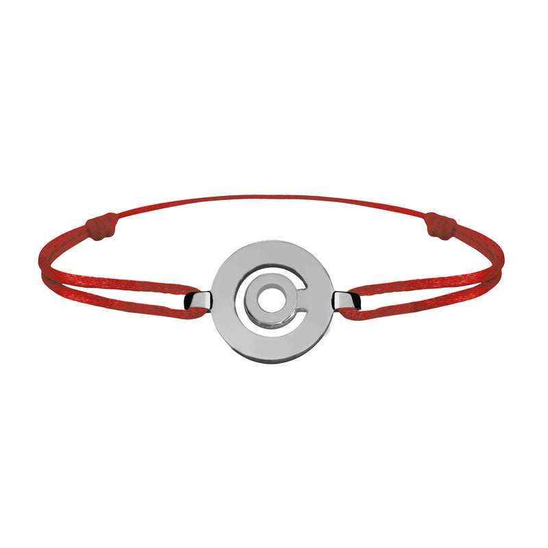 Bracelet lien Tournaire signe labyrinthe rond or