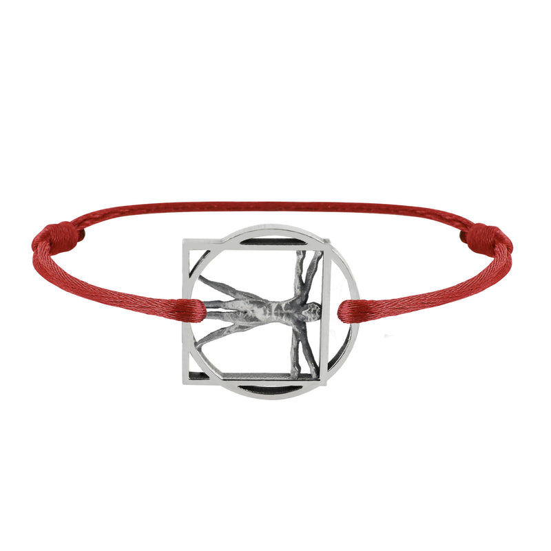Medal bracelet Vitruvian Man