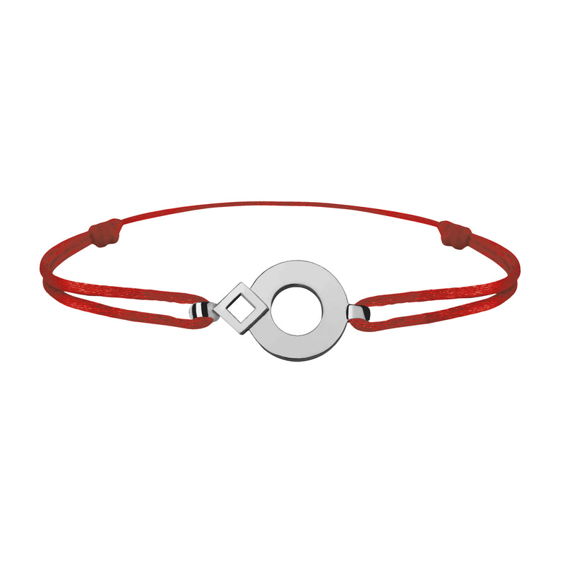 Bracelet lien Tournaire signe éclipse rond or