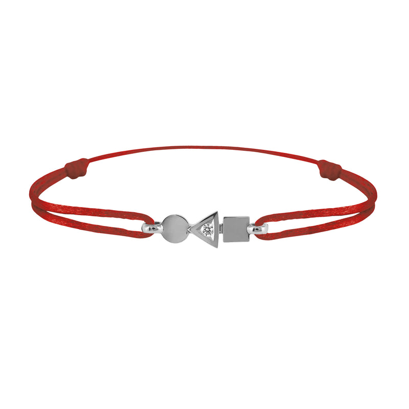trilogy gold and diamond bracelet