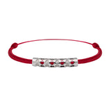 Bracelet lien Tournaire tube or cupidon cœur