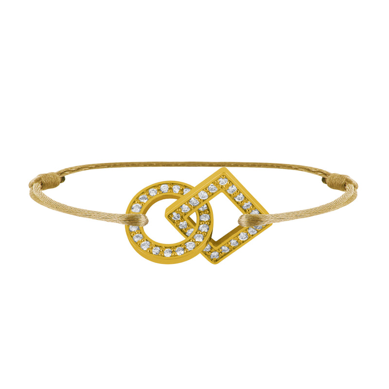 Bracelet Inséparables pavage diamants