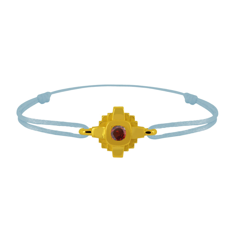 Bracelet Esther Saphir rouge 3 mm
