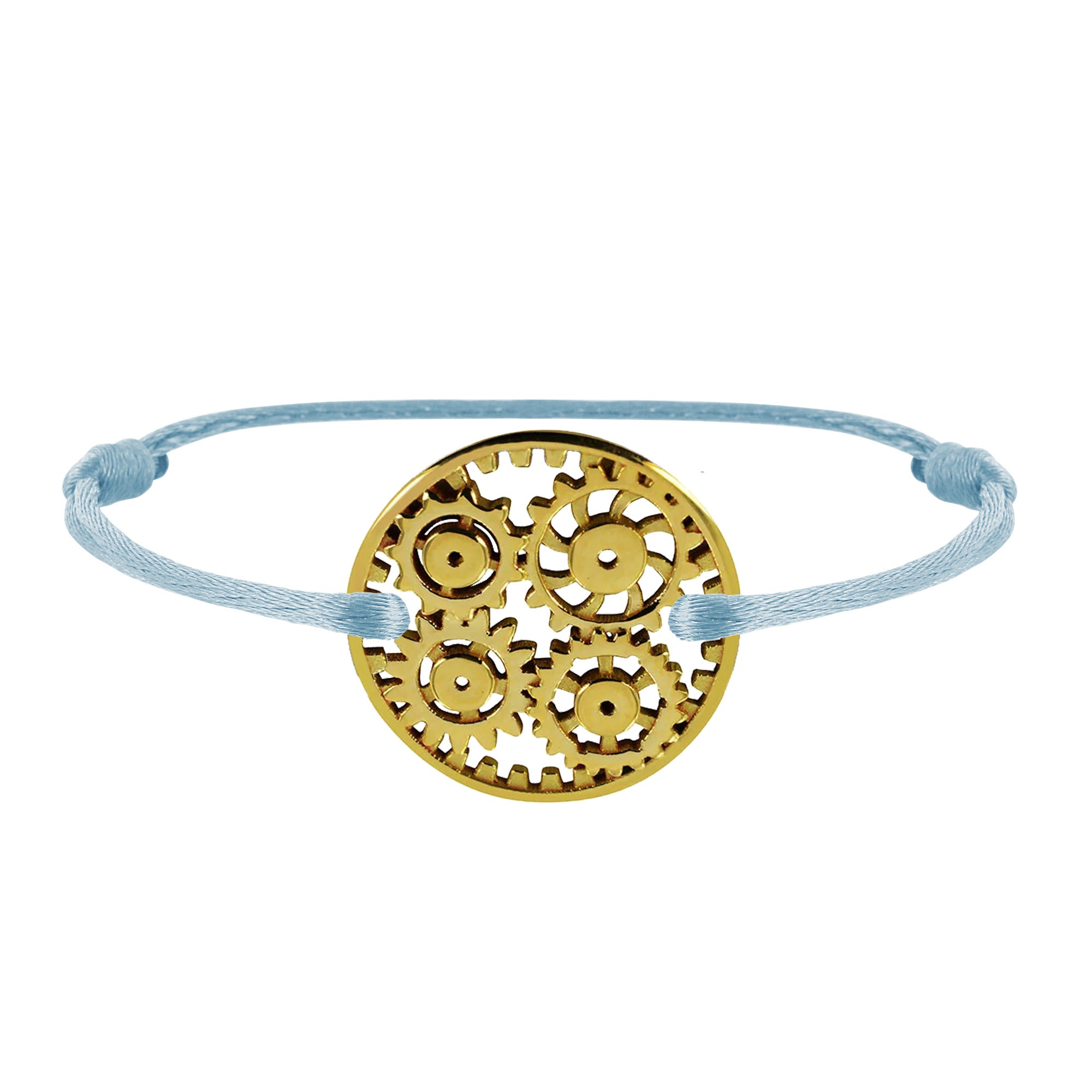 Bracelet lien Engrenages en or