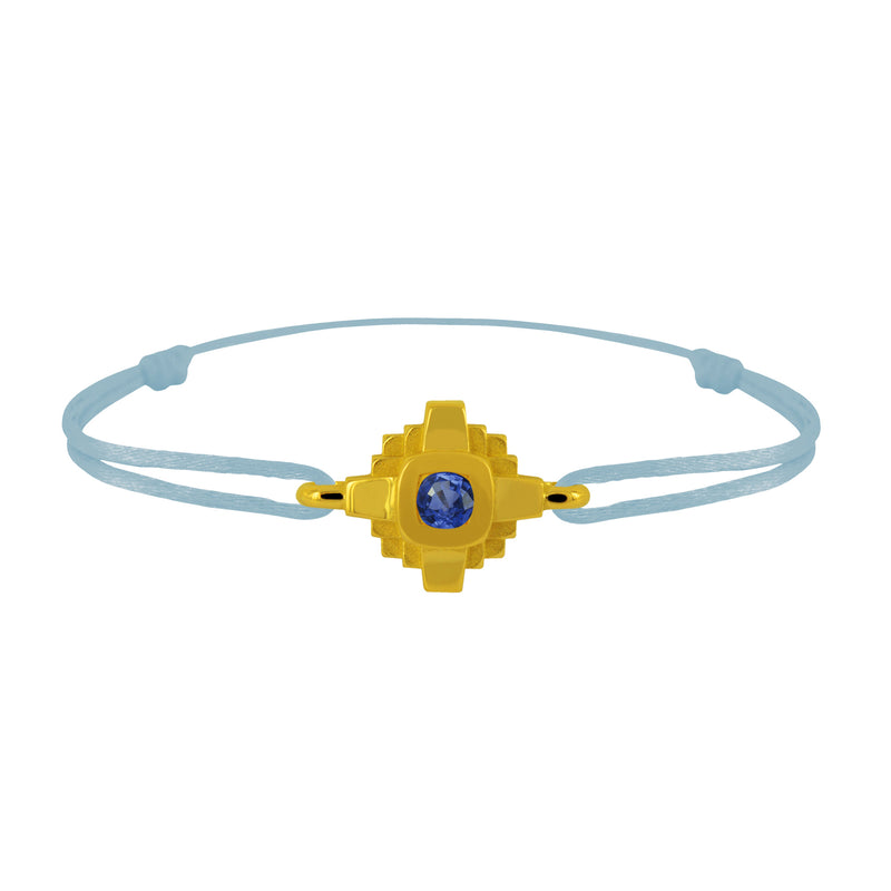 Bracelet Esther Saphir bleu 3 mm