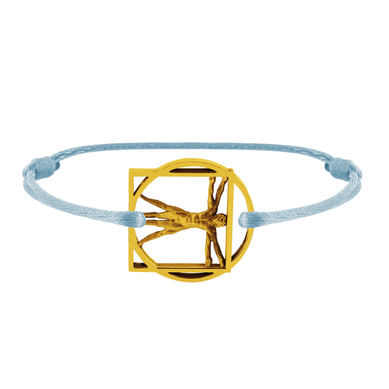 Medal bracelet Vitruvian Man