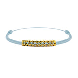 Tournaire gold tube link bracelet trilogy