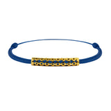 Tournaire gold tube link bracelet trilogy