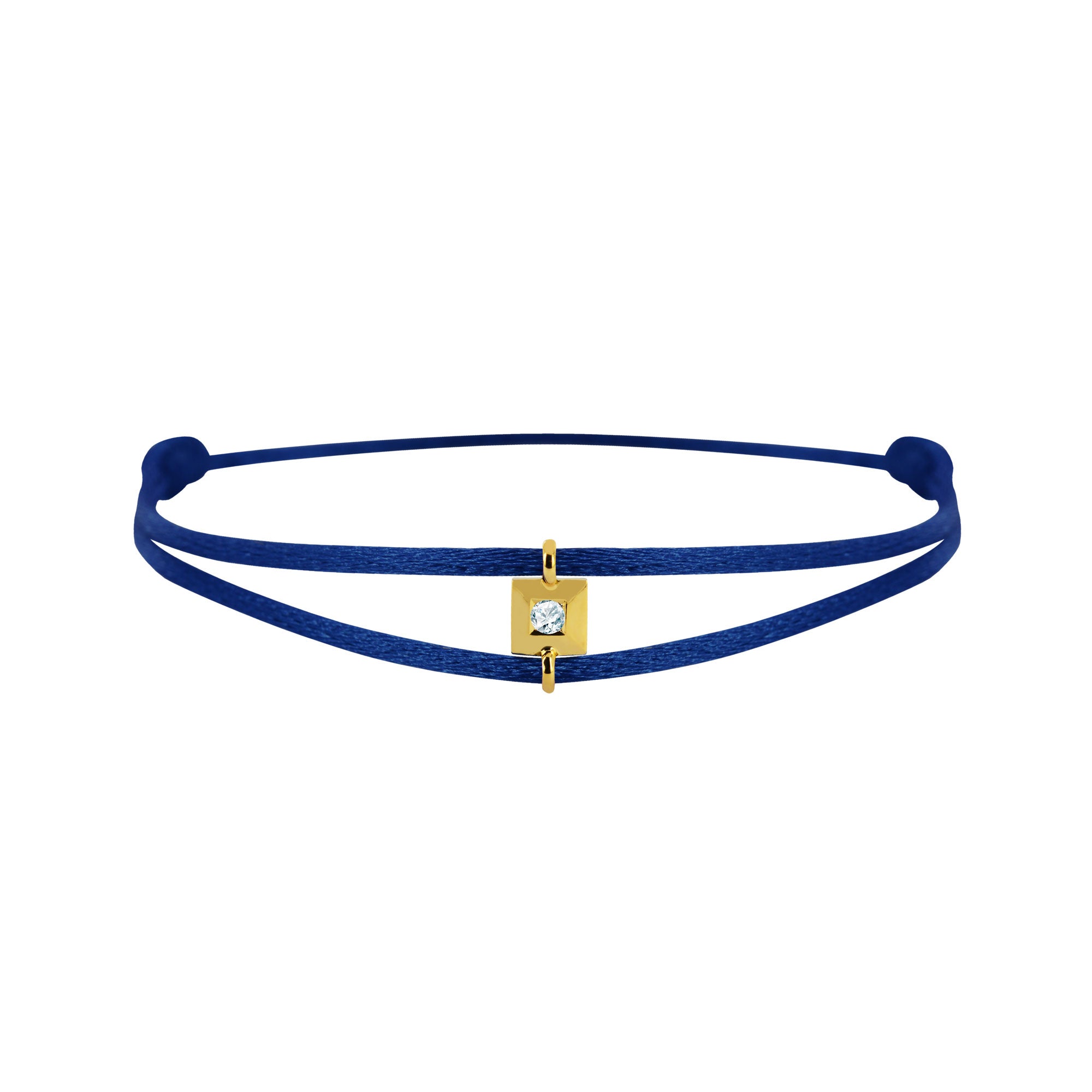 Bracelet Mon Alchimie Carré en or et diamant