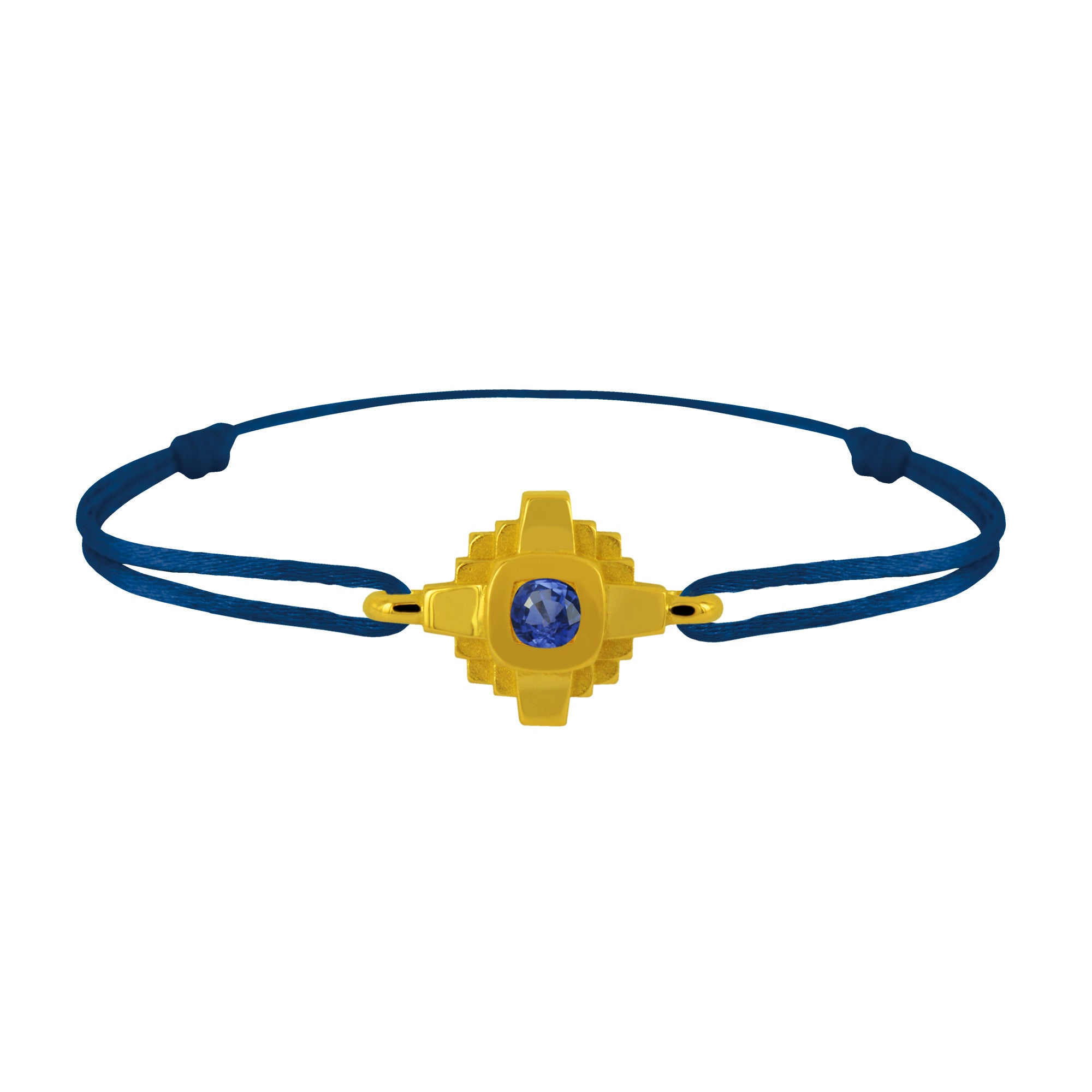 Bracelet Esther Saphir bleu 3 mm