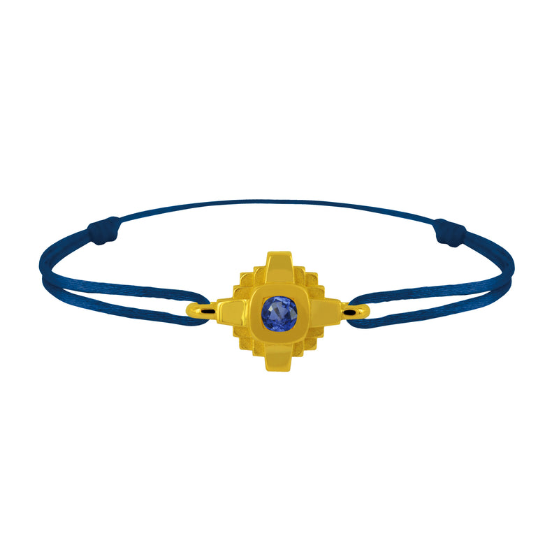 Bracelet Esther Saphir bleu 3 mm