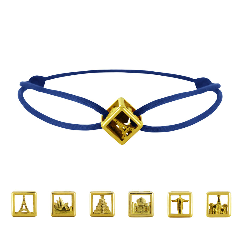 Bracelet Dé de voyage en Or
