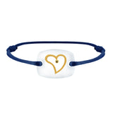 Bracelet Cœur amour lien émotion en or
