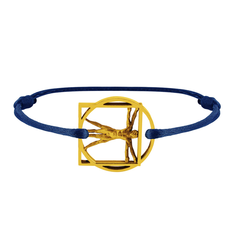 Medal bracelet Vitruvian Man