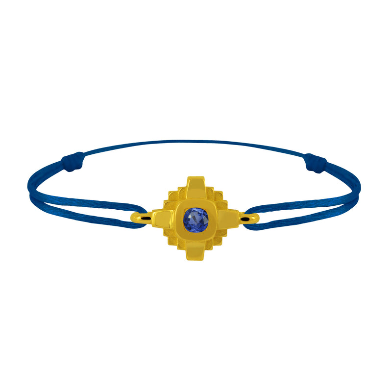 Bracelet Esther Saphir bleu 3 mm
