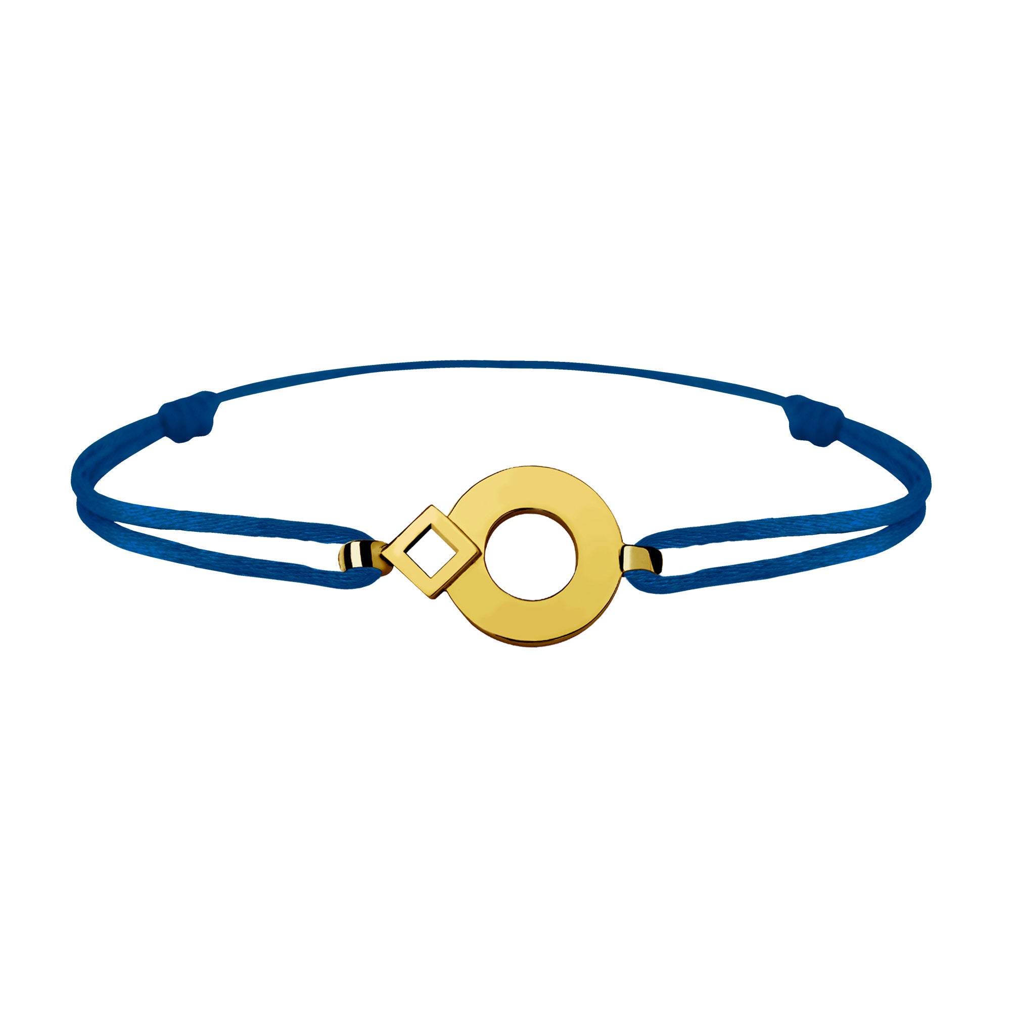 Bracelet link Tournaire signe  eclipse round gold