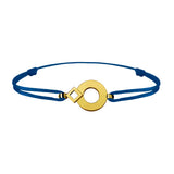 Bracelet lien Tournaire signe éclipse rond or