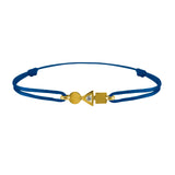 trilogy gold and diamond bracelet