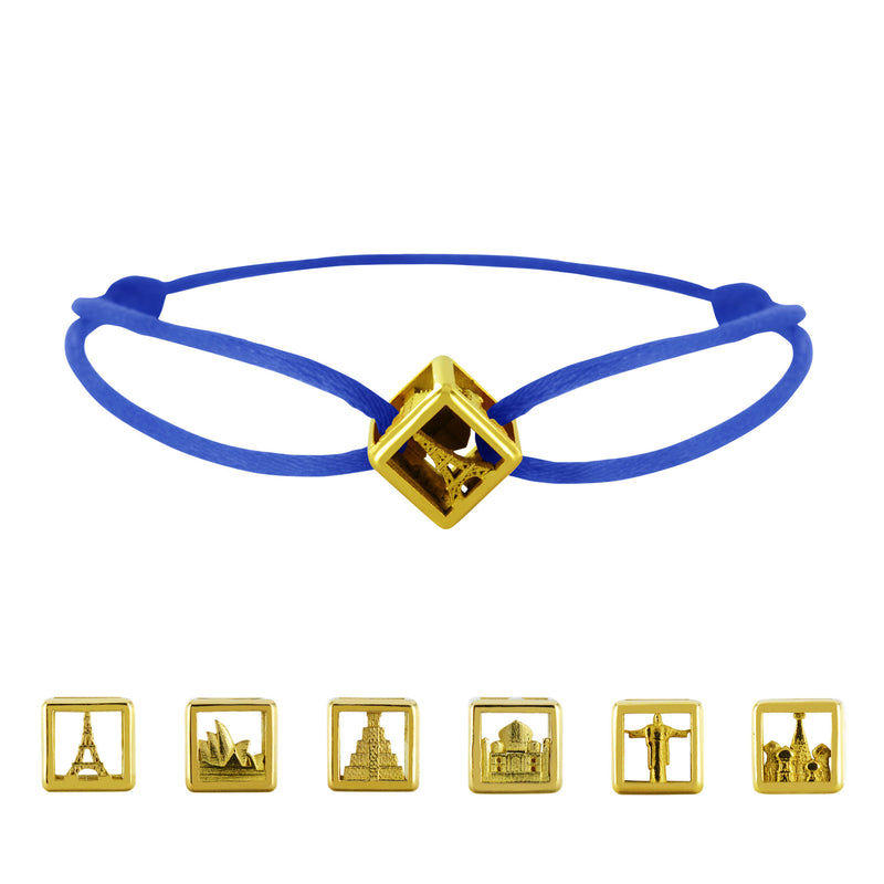Bracelet Dé de voyage en Or