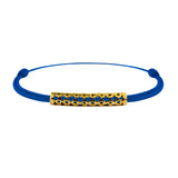 Tournaire gold tube link bracelet trilogy
