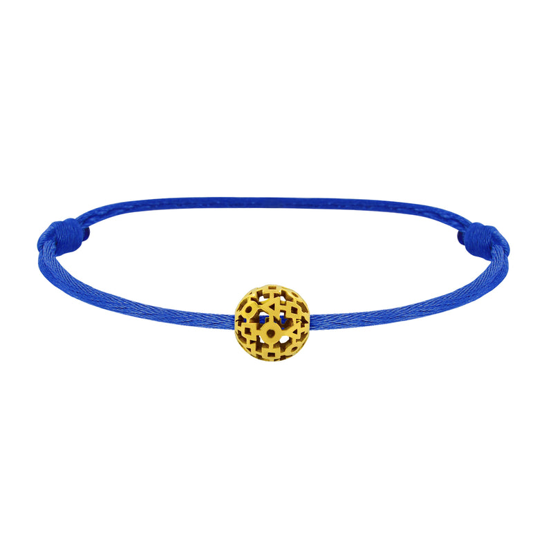 trilogy pearl bracelet in gold