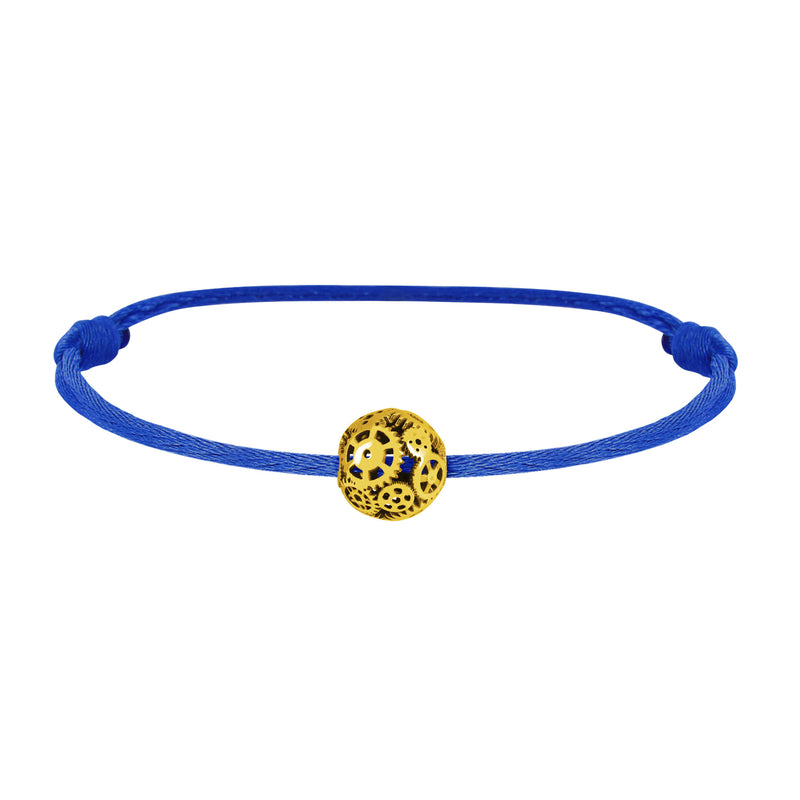 Engrenages pearl bracelet in gold