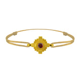Bracelet Esther Saphir rouge 3 mm