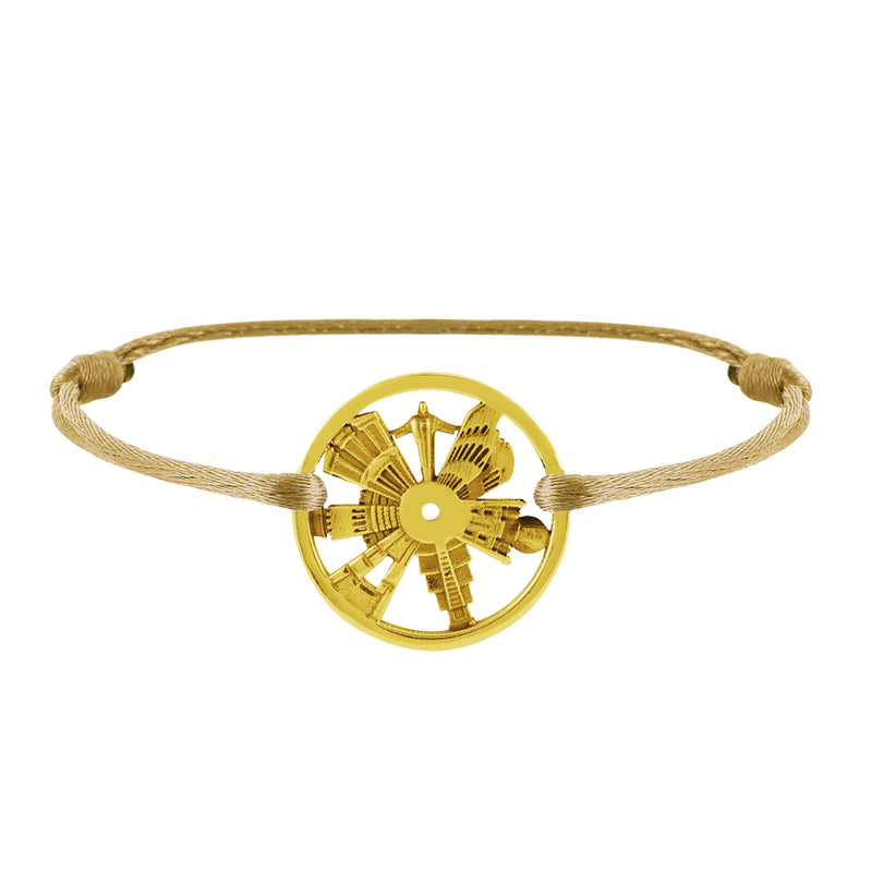 Bracelet 7 Merveilles Du Monde en Or